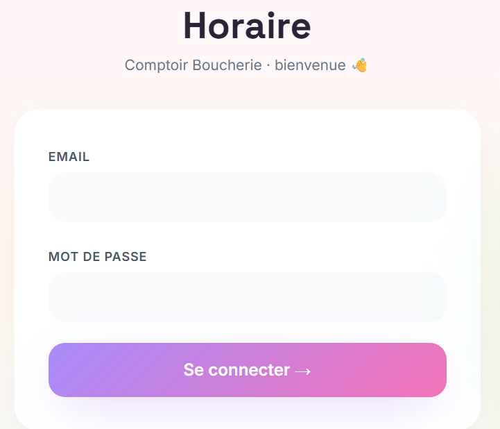 Gestion de planning (RH) — capture 1