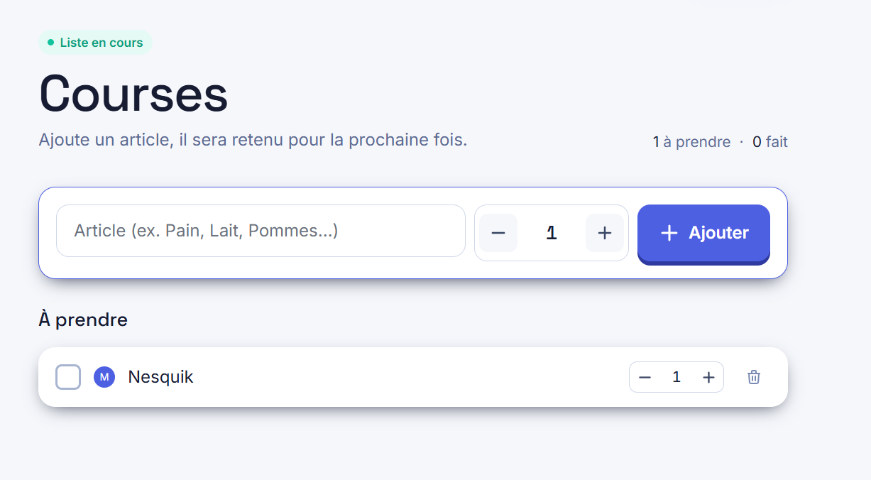 Gestion familiale — capture 4